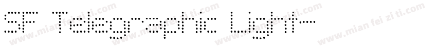SF Telegraphic Light字体转换